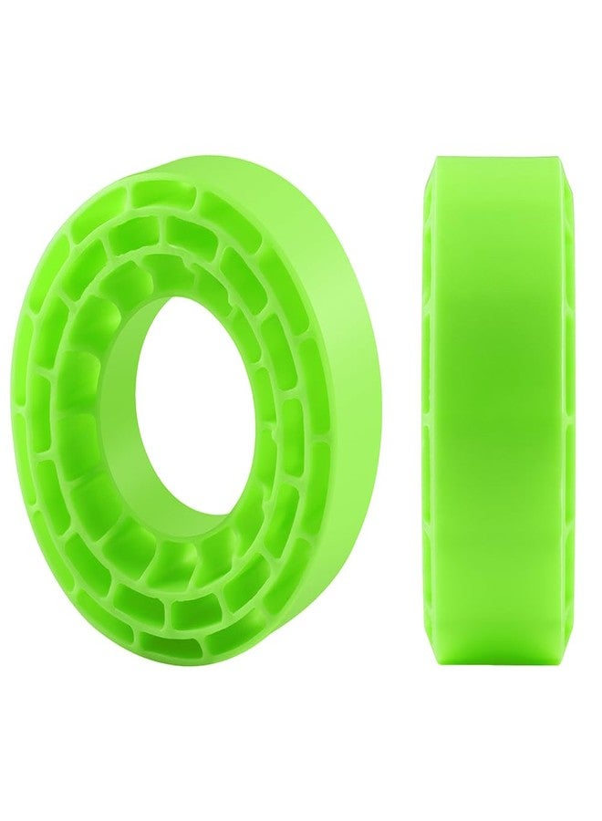 MOHERO 1.3" Tires Inserts 60mm 4Pcs Soft Silicone Rubber Inserts for 64-72mm 1.3" Tires (Green) - Image 3